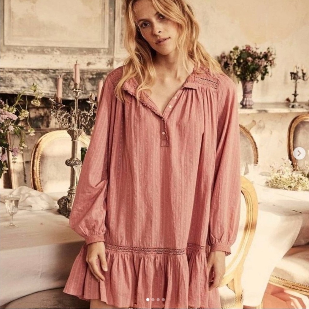 Doen Angelou Nightgown in Bonbon Size Small